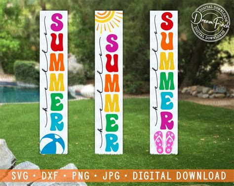 Download Free Hello Summer Porch Sign Commercial Use DXF Files