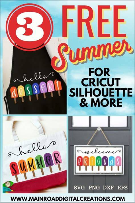 Download Free Hello Summer SVG Bundle | 10 Designs Files DXF Files