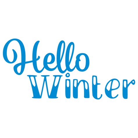 Download Free Hello Winter Commercial Use DXF Files