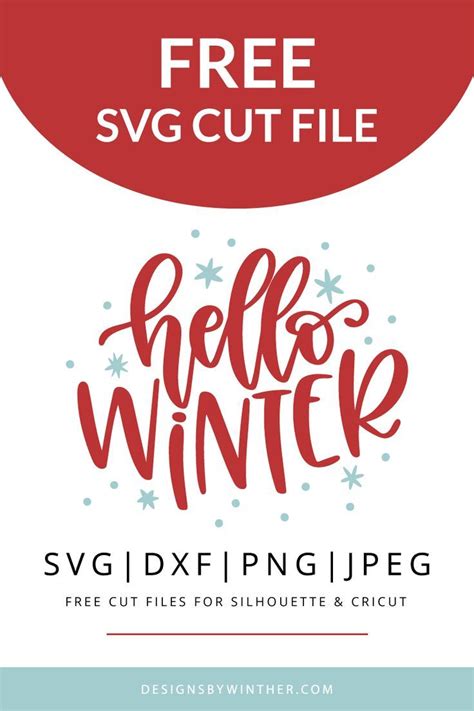 Download Free Hello Winter Creativefabrica DXF Files