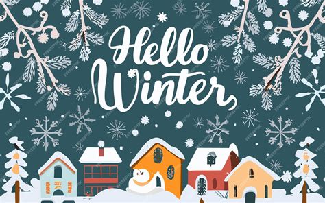 Download Free Hello Winter Files Free PSD Mockups