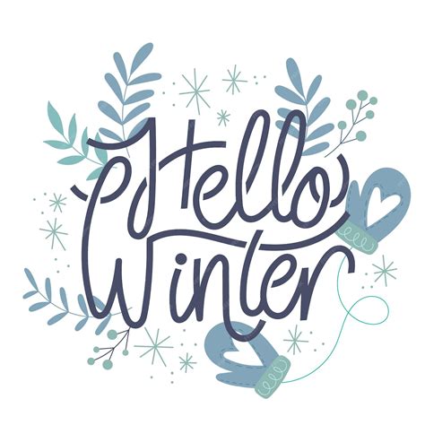 Download Free Hello Winter Printable