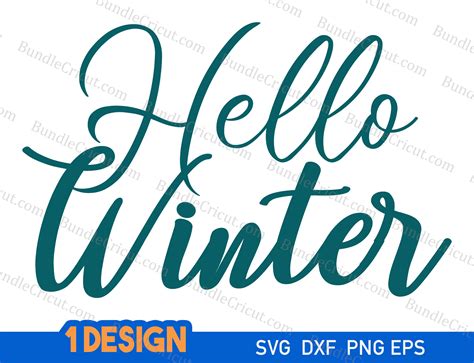 Download Free Hello Winter for Cricut