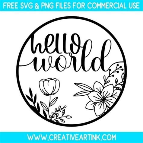 Download Free Hello World Cake Topper SVG Files Free PSD Mockups