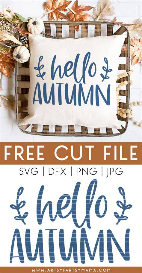 Download Free Hello autumn - SVG file For Crafts