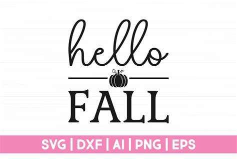 Download Free Hello fall svg Files Free PSD Mockups