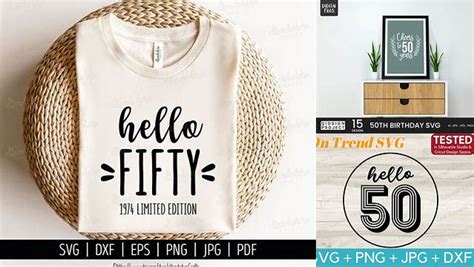 Download Free Hello fifty svg Cut Images