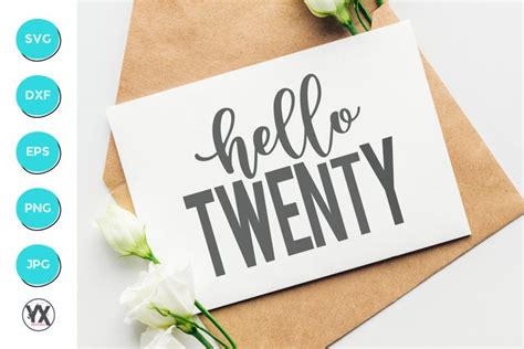Download Free Hello twenty svg Images