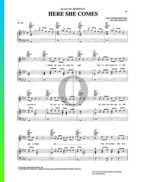 Download Free Here She Comes Printable