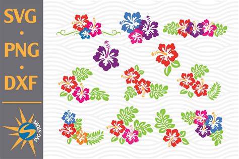 Download Free Hibiscus SVG, PNG, DXF Digital Files Include Printable