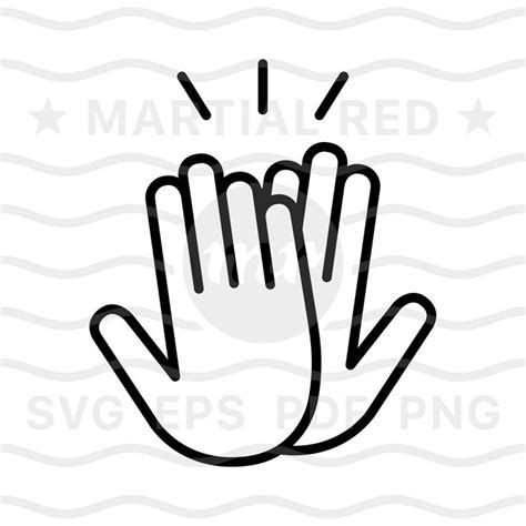 Download Free High Five SVG Commercial Use DXF Files