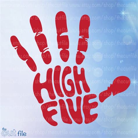 Download Free High Five SVG Files DXF Files