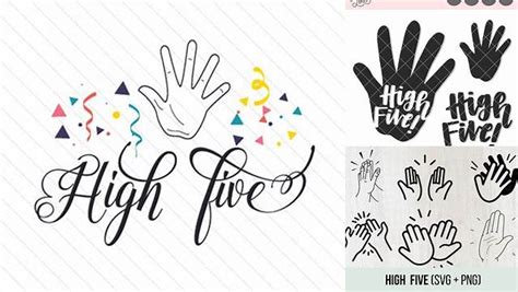 Download Free High Five SVG Files For Crafts