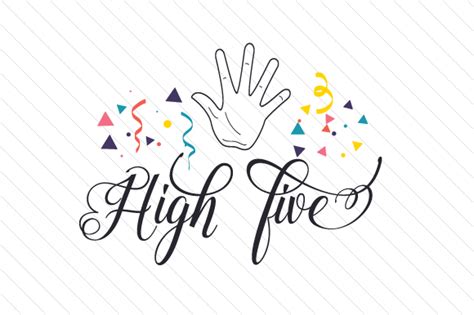 Download Free High Five SVG For Crafts