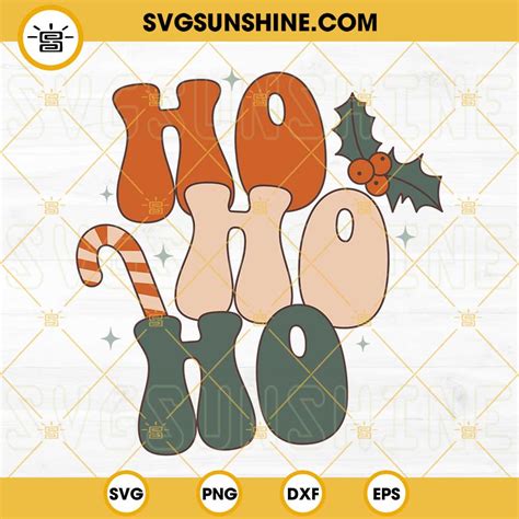 Download Free Ho Ho Ho Christmas Porch SVG Cut File DXF Files