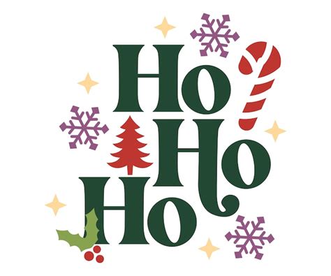 Download Free Ho Ho Ho Merry Christmas Fun Santa Files