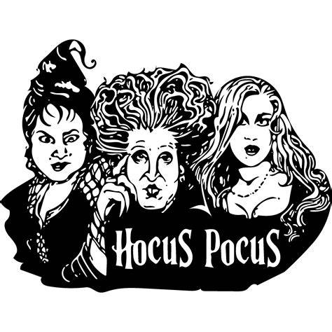 Download Free Hocus Pocus SVG Commercial Use DXF Files