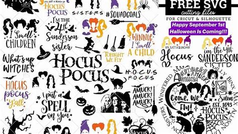 Download Free Hocus Pocus for Cricut Machine