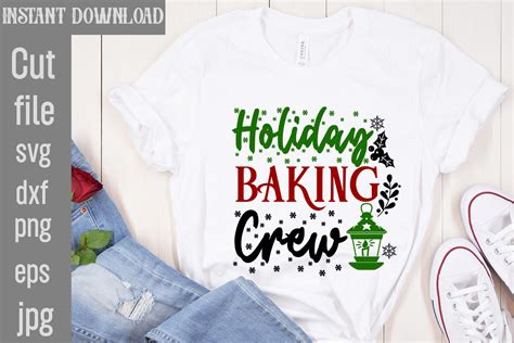Download Free Holiday Baking Crew SVG Cut Files