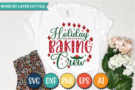 Download Free Holiday Baking Crew SVG Images