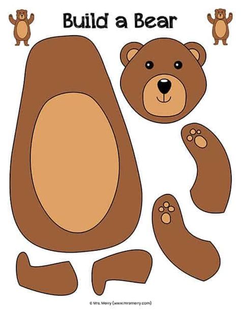 Download Free Holiday Bear Files For Crafts