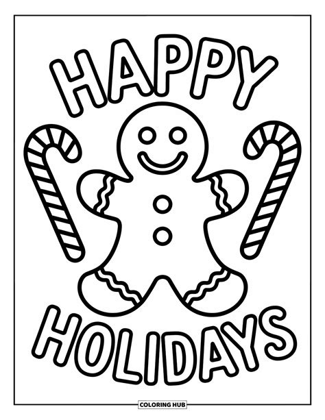 Free Holiday Coloring Pages