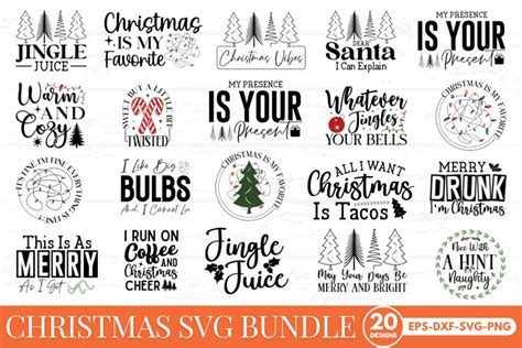 Download Free Holiday SVG Bundle Easy Edite
