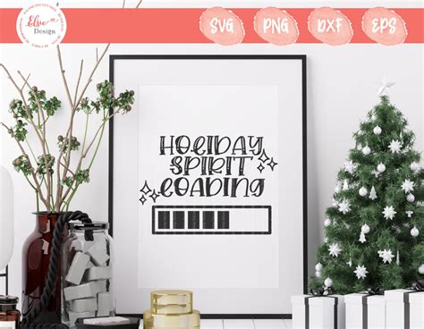 Download Free Holiday Spirit Loading SVG Files