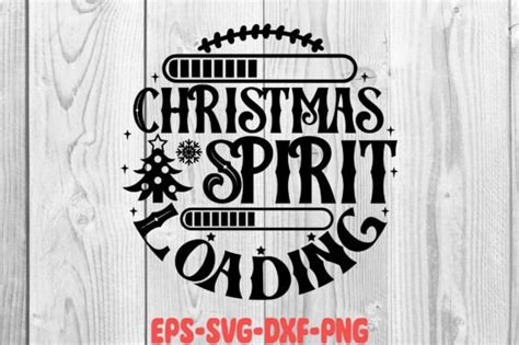 Download Free Holiday Spirit Loading SVG Printable