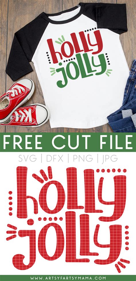 Download Free Holly Jolly SVG Cutting File Files For Crafts