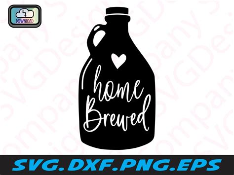 Download Free Home Brewed - SVG File, DXF File Cricut SVG For Crafts
