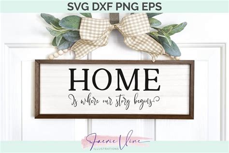 Download Free Home Is Where Our Story Begins Files DXF Files