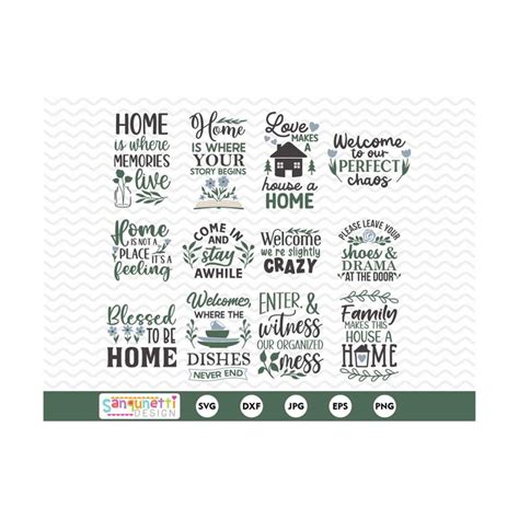 Download Free Home Sign Bundle Files