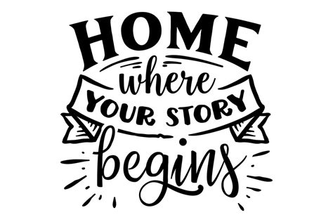 Download Free Home Story Begins Files For Crafts