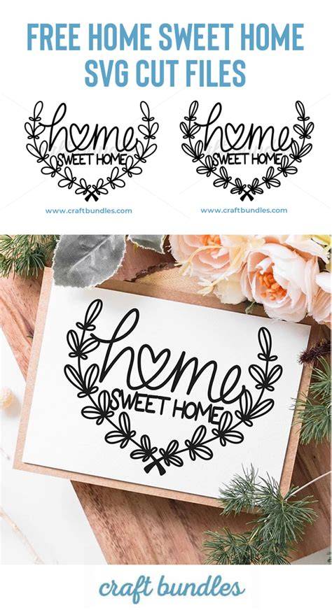 Download Free Home Sweet Home Rustic Sign SVG Cut File Commercial Use For Crafts