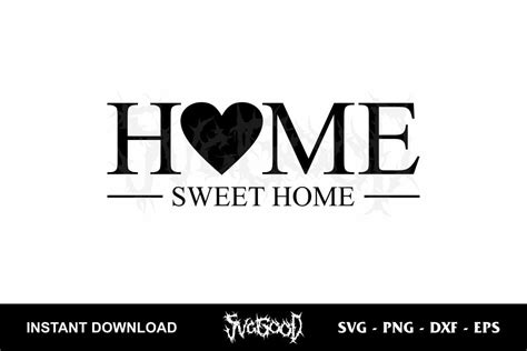 Download Free Home Sweet Home Rustic Sign SVG Cut File Images