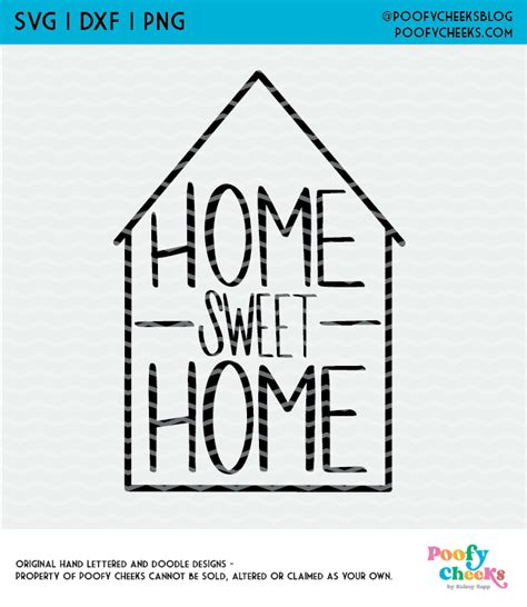 Download Free Home Sweet Home SVG DXF Files