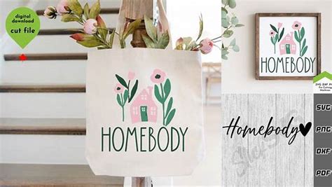 Download Free Homebody SVG For Crafts