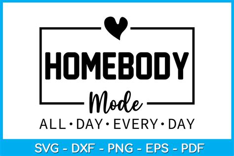 Download Free Homebody SVG Images