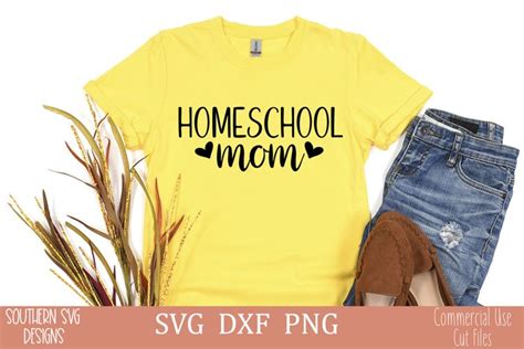 Download Free Homeschool Mom SVG Cut File DXF Files