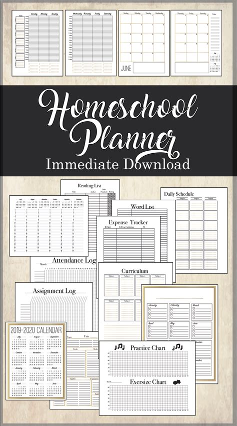 Free Homeschool Planner Printables