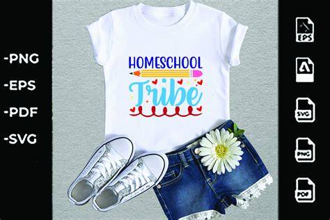 Download Free Homeschool Tribe SVG Cut File Commercial Use