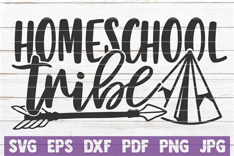 Download Free Homeschool Tribe SVG Cut File Files
