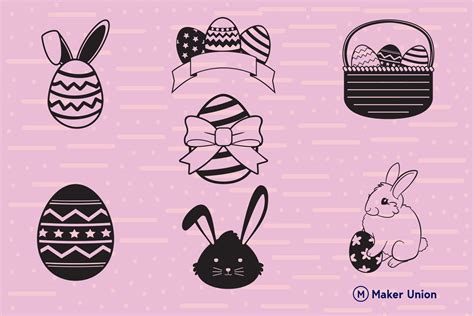Download Free Hop To It Retro Bunny Easter Commercial Use DXF Files
