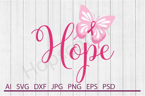 Download Free Hope SVG, Hope DXF, Cuttable File Images