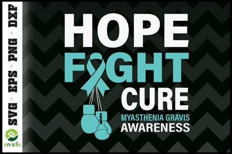 Download Free Hope fight cure MYASTHENIA GRAVIS Cricut SVG for Cricut
