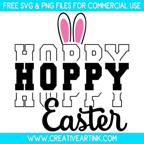 Download Free Hoppy Easter Sign Svg File - Easter Sign Svg File - Easter Decor4010 Files For Crafts
