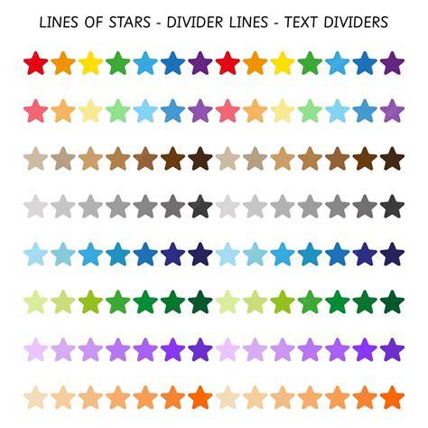 Download Free Horizontal Row of Stars | Embroidery Files DXF Files