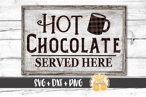 Download Free Hot Chocolate Served Cutting File DXF Files