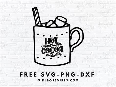 Download Free Hot Cocoa Commercial Use DXF Files